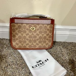 Coach Slim Turnlockn Crossbody from retail comes with dustbag